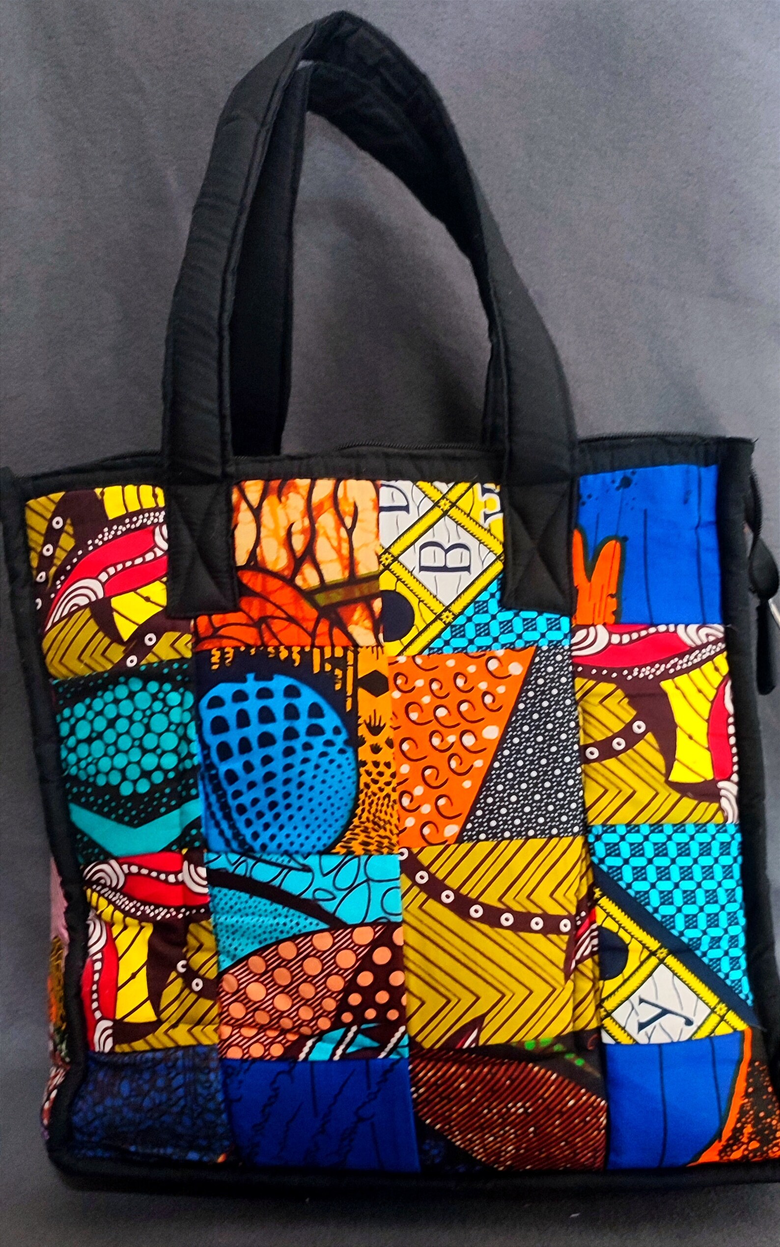Patchwork ankara handbag kitenge fabric